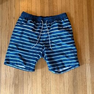 Blue swim trunks- L